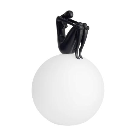 Lampa stołowa WOMAN-2 czarna 35 cm ST-6020-B black - Step Into Design