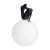 Lampa stołowa WOMAN-2 czarna 35 cm ST-6020-B black - Step Into Design