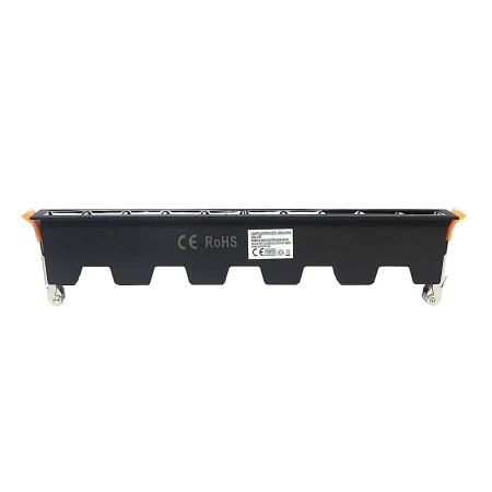 Lampa liniowa LED wpuszczana podtynkowa 20W 3000K czarna 588 - Decorativi