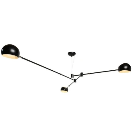 Lampa nad stół designerska wisząca ASTRONOMY-3 czarna ST-5335B-3 - Step Into Design