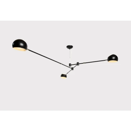 Lampa nad stół designerska wisząca ASTRONOMY-3 czarna ST-5335B-3 - Step Into Design