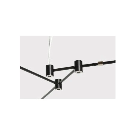 Lampa nad stół designerska wisząca ASTRONOMY-3 czarna ST-5335B-3 - Step Into Design
