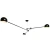 Lampa nad stół designerska wisząca ASTRONOMY-3 czarna ST-5335B-3 - Step Into Design