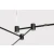 Lampa nad stół designerska wisząca ASTRONOMY-3 czarna ST-5335B-3 - Step Into Design