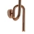 Lampa ścienna MYK LED miedziana 42 cm DB4062 - Step Into Design