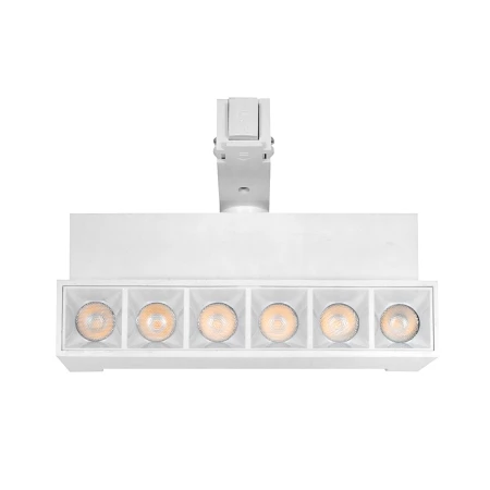 Lampa z diodami do szyn magnetycznych biała łamana 6W 4000K - TYP B 1129 - Decorativi