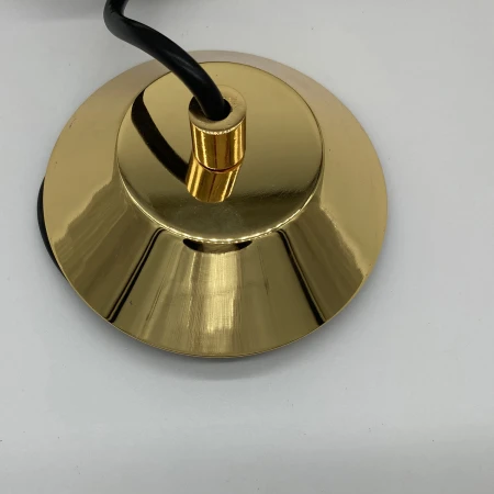 Lampa wisząca nowoczesna GOLDEN PIPE-1 czarno-złota ST-5719-1 - Step Into Design
