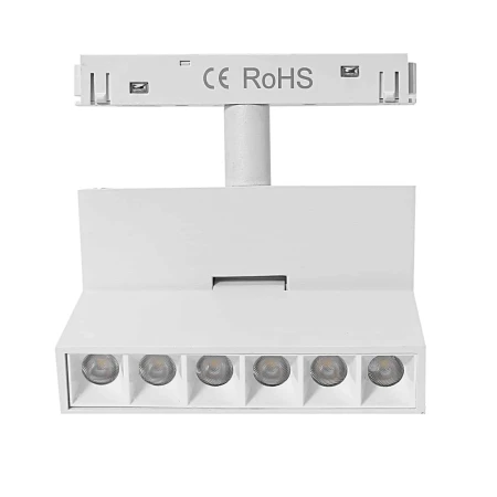 Lampa magnetyczna 1F z diodami łamana 6W 4000K Biała 849 - Decorativi