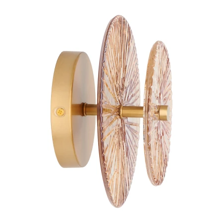 Lampa ścienna LUXIO LED bursztynowa 20 cm ST-3315-2 copper - Step Into Design