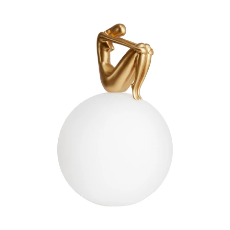Lampa stołowa WOMAN-2 złota 35 cm ST-6022-B gold - Step Into Design