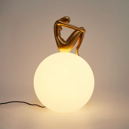 Lampa stołowa WOMAN-2 złota 35 cm ST-6022-B gold - Step Into Design