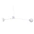 Lampa nad stół designerska wisząca ASTRONOMY-3 biała ST-5335B-3 - Step Into Design