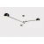 Lampa nad stół designerska wisząca ASTRONOMY-3 biała ST-5335B-3 - Step Into Design