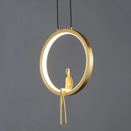 Lampa wisząca AMICI led złota 27 cm  ST-D7774 gold - Step Into Design