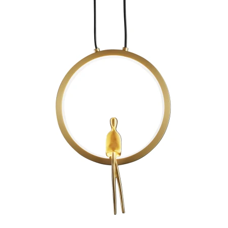 Lampa wisząca AMICI led złota 27 cm  ST-D7774 gold - Step Into Design