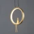 Lampa wisząca AMICI led złota 27 cm  ST-D7774 gold - Step Into Design