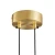 Lampa wisząca AMICI led złota 27 cm  ST-D7774 gold - Step Into Design