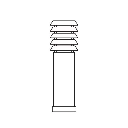 ALTA 293 BLACK/COPPER E27 LED 9W 49CM