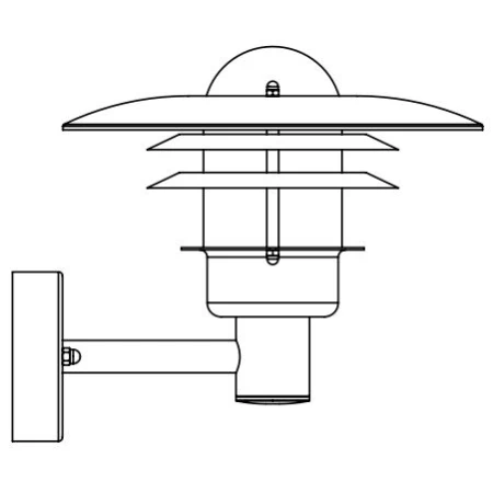 LARVIK 690 BLACK/GREEN E27 LED 9W
