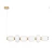 Lampa wisząca BRILLA-6 LED biało-złota 125 cm ST-CP241210-6L GOLD - Step Into Design