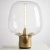 Lampa stołowa FATA transparentno złota 35 *46 cm ST-7278-S GOLD - Step Into Design