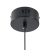 Lampa wisząca minimalistyczna HANK LED czarna 35 cm ST-10229P BLACK - Step into Design