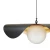 Lampa wisząca ENZO czarno złota 40 cm ST-F22020601-D40 black - Step Into Design