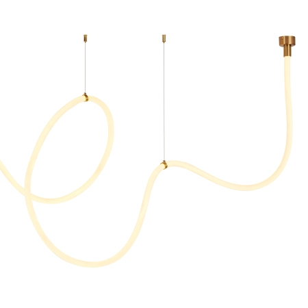 Lampa wisząca SNAKE LED wąż ledowy złota 500 cm MD1021-5 gold - Step into Design