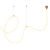 Lampa wisząca SNAKE LED wąż ledowy złota 500 cm MD1021-5 gold - Step into Design