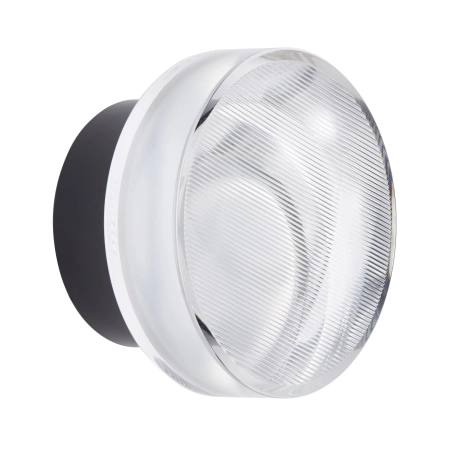 Lampa ścienna CARMELLO LED transparentna czarna 13,5 cm ST-DL-8535 black - Step into Design
