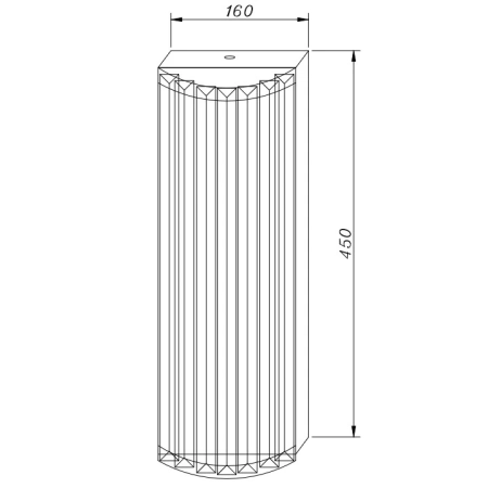 Lampa ścienna EXELLENT kryształowa złota 45 cmST-88022W - Step into Design