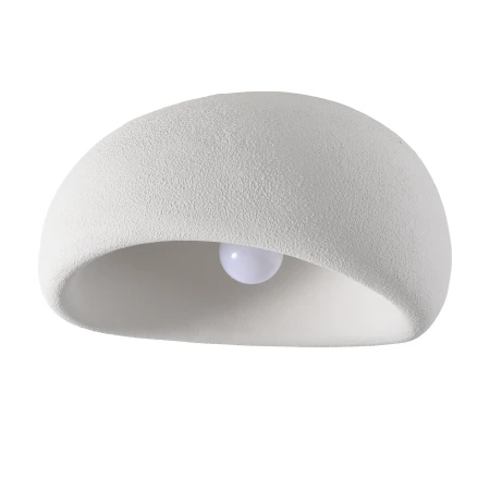 Plafon sufitowy STONE biały 50 cm DN426-50C - Step Into Design
