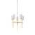 Lampa wisząca DARLING żyrandol złota 60 cm ST-9501-5 GOLD - Step Into Design