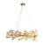 Lampa wisząca BOTANIKA złoto biała 80 cm XY080P-80 - Step into Design