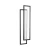 Lampa ścienna SYMMETRY-100 LED czarna 100 cm ST-MD1027S - Step Into Design