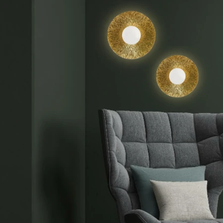 Lampa ścienna SUN L złota 40 cm ST-FB230946-D40 - Step Into Design