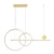 Lampa wisząca NEW AGE LED złoty 120 cm  MP0082-L120 gold - Step Into Design