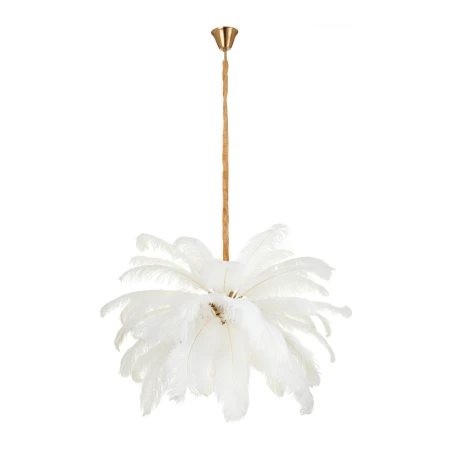 Lampa wisząca EMU pióra białe 100 cm ST-DN127 white - Step Into Design