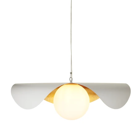 Lampa wisząca ENZO biało złota 60 cm ST-F22020601-D60 white - Step Into Design