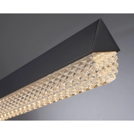 Lampa wisząca LED ANABELLA czarna 120 cm - nowoczesna do salonu, jadalni i biura ST-8501 black - Step into Design