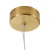 Lampa wisząca BRILLA-3 LED złota 23 cm ST-CP241210-3L złota - Step Into Design