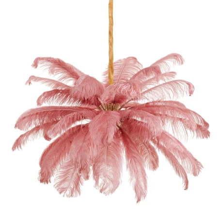 Lampa wisząca EMU pióra różowe 100 cm ST-DN127 pink - Step Into Design