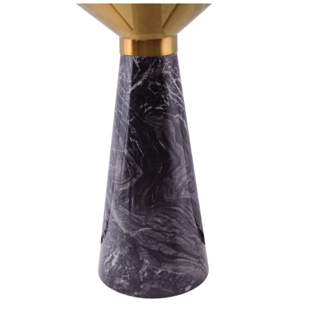 Stolik kawowy VERO marmurowy 60 cm DP-FA8 black gold - Step Into Design