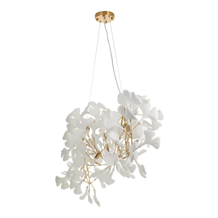 Lampa wisząca BOTANIKA WAVE złoto biała 125 cm XY080P-120 - Step Into Design