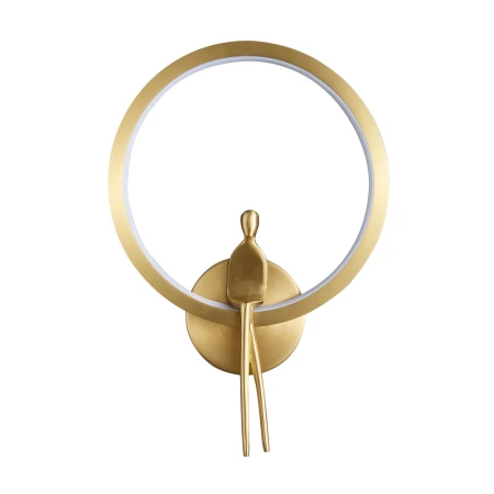 Lampa ścienna AMICI RING LED złota 27 cm ST-B3607 gold - Step Into Design