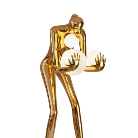 Lampa podłogowa WOMAN-2 GOLD złoty połysk 190 cm DN433-F gold - Step Into Design