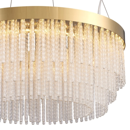 Lampa wisząca GLORIA LED kryształowa złota 60 cm ST-DL8511 - Step into Design