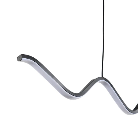 Lampa wisząca ZIGZAG LED czarna 90 cm ST-MD240602 BLACK - Step Into Design