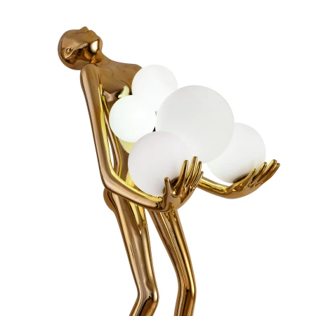 Lampa podłogowa WOMAN GOLD złoty połysk 180 cm F9312 gold - Step Into Design