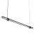 Lampa wisząca LOVELY LED czarna 120 cm ST-DN1620-120 BLACK - Step Into Design